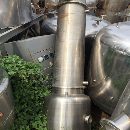 二手不锈钢单效浓缩器/转让300-1000L不锈钢浓缩蒸发器