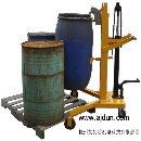 []上海载重450KG脚踏式直角液压油桶搬运车