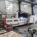 台湾进鸿2215龙门加工中心，两线一硬，50主轴，带24把.