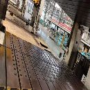 合肥锻压1200吨框架液压机，台面4.6米/2.6米。多点顶.