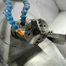 准新2021年日本津上M08J斜轨数控车床，发那科TF PLUS.