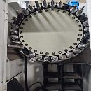 国盛HME-63卧式加工中心，23年出厂，30把刀库，工作台.