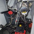 9.9新友佳FTC350L斜轨数控车床，发那科MF系统，8寸中.