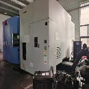 韩国斗山NHP-8005卧式双工位加工中心，2024年出厂工作.