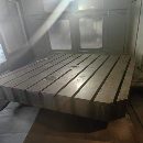 宁波海天HTM160H/D镗铣床工作台，千分之一度镗杆直径1.