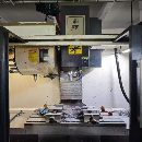同款两台上海鼎亚850立式加工中心，三菱M80系统、三轴.