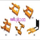 []叉车专用抱箍式油桶搬运堆放工具