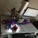 手机金属边框塑胶激光打标机 20W光纤镭雕机