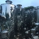 转让三效1500L浓缩器/二手三效2-3吨不锈钢外循环蒸发器